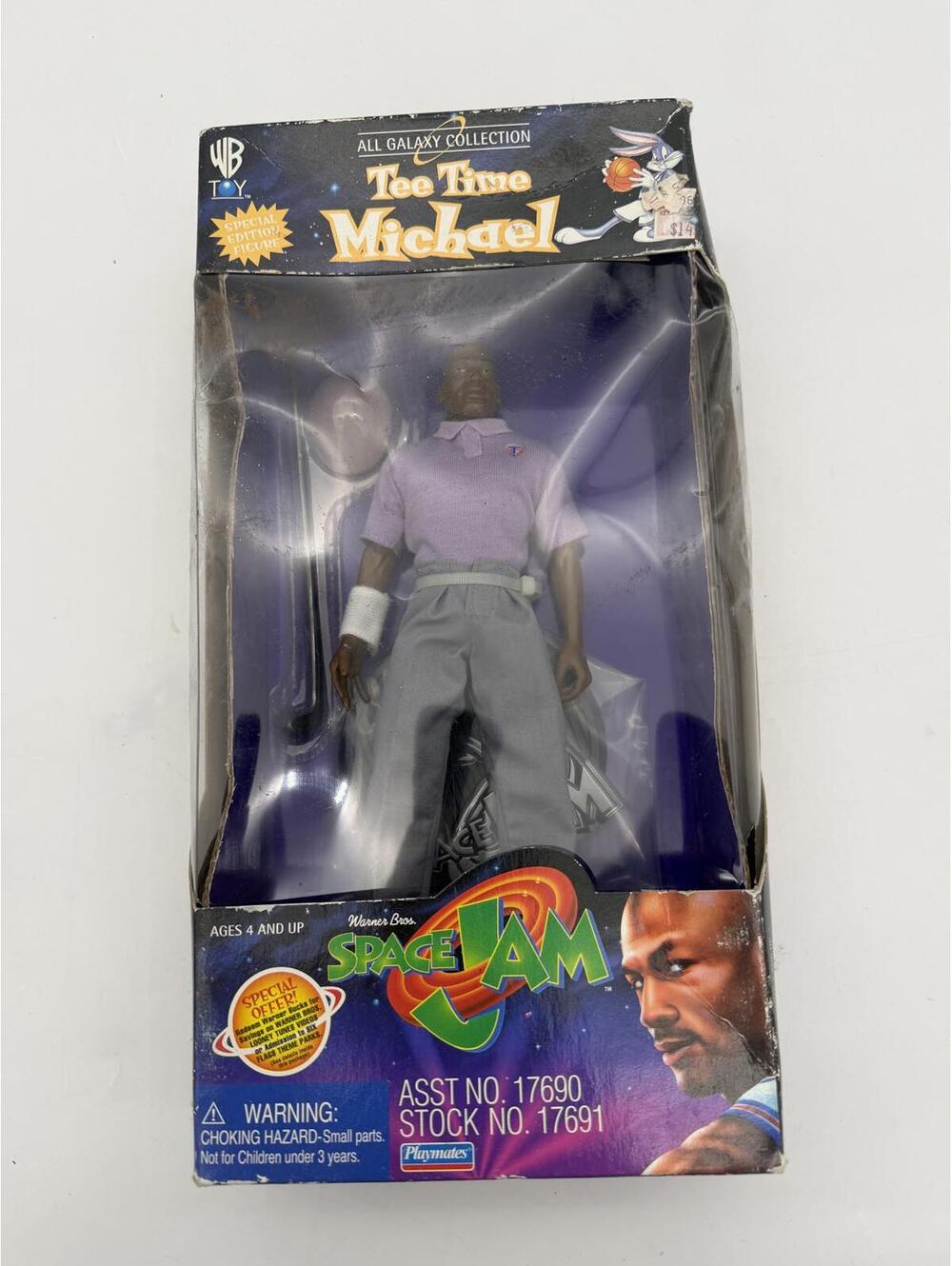 Michael Jordan 12' Figure Space Jam "Tee Time" Sealed Original Package NIB - Picture 2 of 3